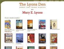 Tablet Screenshot of lyonsdenbooks.com